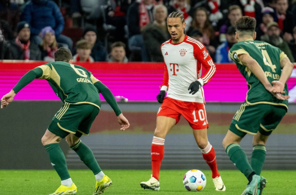 罗马碾压勒沃库森，萨内关键制胜